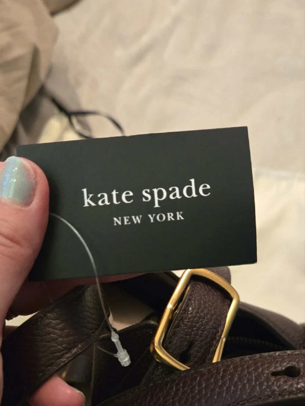 NWT KATE SPADE Designer Pebbled Leather Hobo Bag - BLACKBERRY